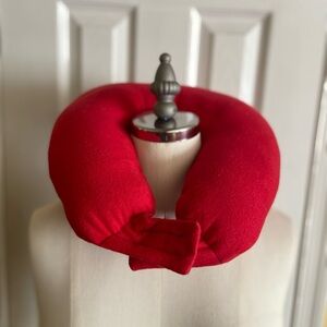 Red Travel Neck Pillow